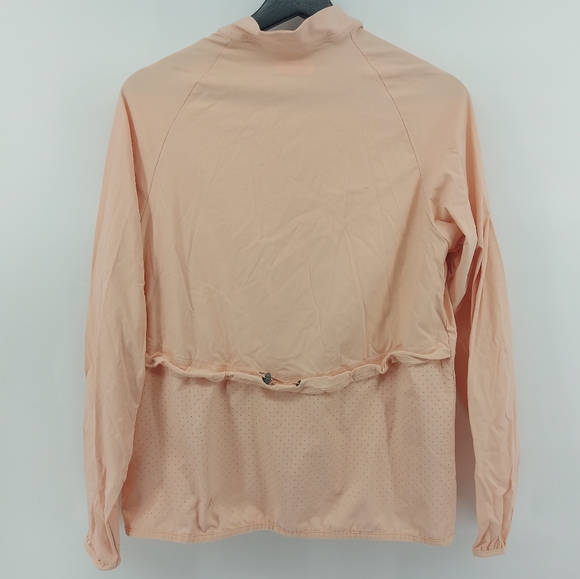 Columbia Bryce Peak Perforated Full Zip Softshell Size Medium Peach Cloud - Picture 8 of 9